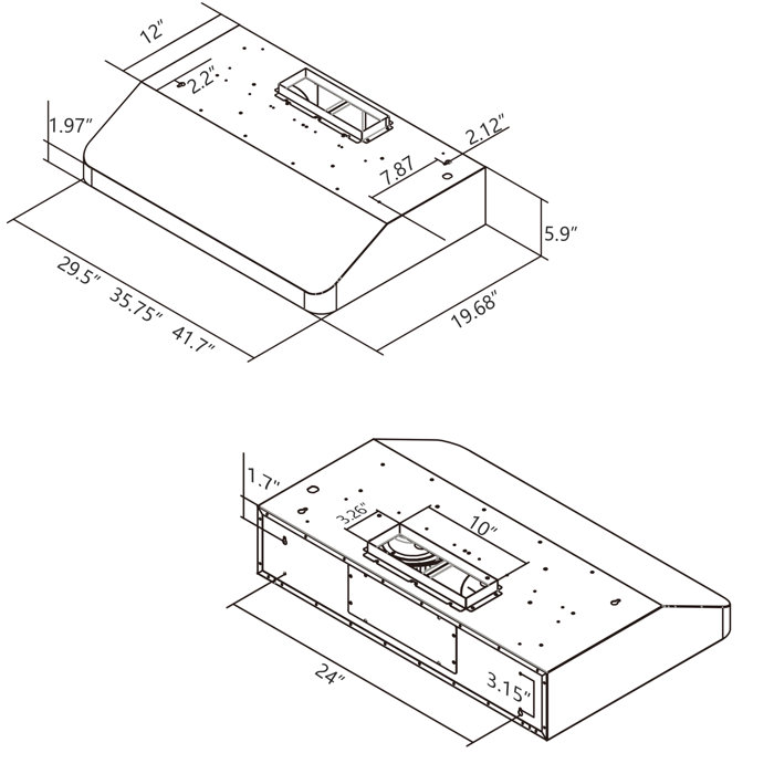 IKTCH 30" IKTCH 900 CFM Ducted Under Range Hood & Reviews Wayfair